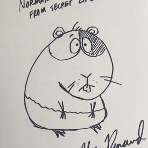 Chris Renaud Rare Hand signed Original Sketch Secret Life of Pets Minions