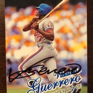 Vladimir Guerrero signed autographed baseball card 1998 Fleer Ultra