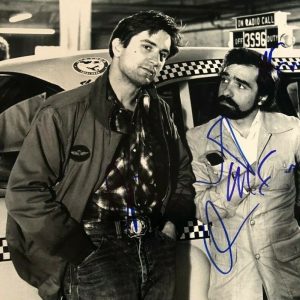 Robert Deniro Martin Scorsese signed autographed 11x14 photo Taxi Driver COA