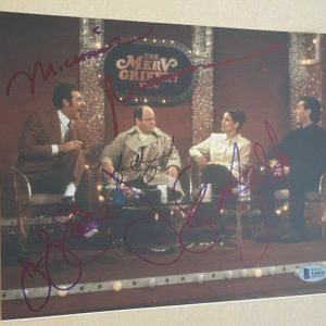 Seinfeld cast Michael Richards signed autographed 8x10 Photo Merv Griffin COA