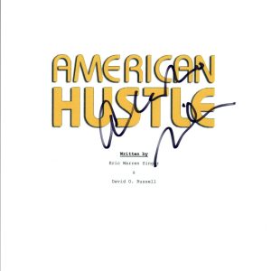 Alessandro Nivola Signed Autographed AMERICAN HUSTLE Full Movie Script COA VD