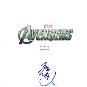 Joss Whedon Signed Autographed THE AVENGERS Movie Script Screenwriter COA VD