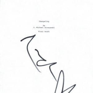 Angelina Jolie Signed Autographed CHANGELING Movie Script COA VD