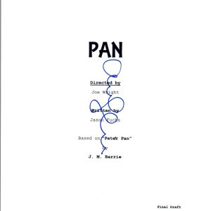 Amanda Seyfried Signed Autographed PAN Full Movie Script COA VD