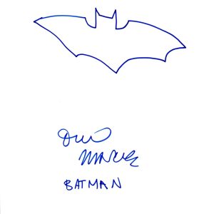 David Mazouz Signed Autographed Hand Drawn Batman Sketch Gotham COA VD