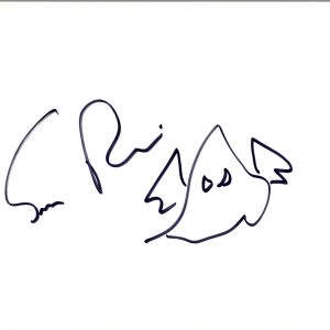 Sam Raimi Signed Autographed Hand Drawn Sketch Evil Dead Spider-Man COA VD