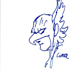 Steve Lieber Signed Autograph Hand Drawn Sketch Comic Illustrator Batman COA VD