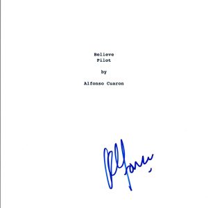 Alfonso Cuaron Signed Autographed BELIEVE Pilot Episode Script COA VD