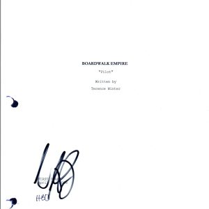 Vincent Piazza Signed Autograph BOARDWALK EMPIRE Pilot Episode Script COA VD