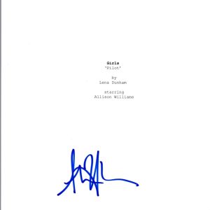 Allison Williams Signed Autographed GIRLS Pilot Episode Script COA VD