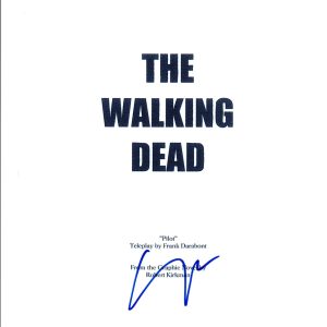 Steven Yeun Signed Autographed THE WALKING DEAD Pilot Episode Script COA VD