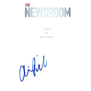 Alison Pill Signed Autographed The Newsroom Pilot Episode Script COA