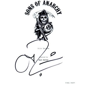 Theo Rossi Signed Autographed SONS OF ANARCHY Pilot Episode Script Juice COA