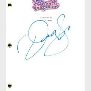 Wesley Snipes Signed Autographed MAJOR LEAGUE Movie Script ACOA COA