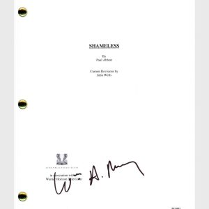 William H Macy Signed Autographed Shameless Pilot Episode Script ACOA COA