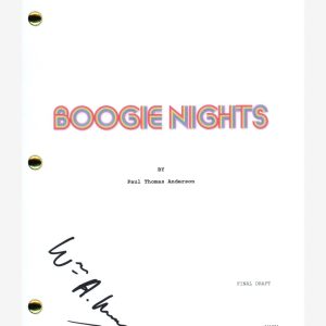 William H Macy Signed Autographed Boogie Nights Movie Script ACOA COA
