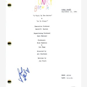 Soleil Moon Frye Signed Autographed Punky Brewster Pilot Episode Script ACOA COA
