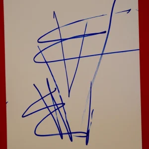 Eric Wilson Bassist of Sublime Hand Drawn Signed Autographed Sketch Drawing B