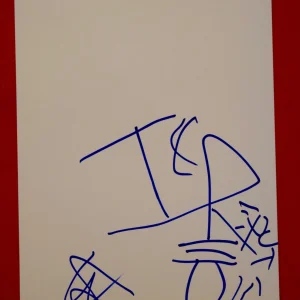 Eric Wilson Bassist of Sublime Hand Drawn Signed Autographed Sketch Drawing C