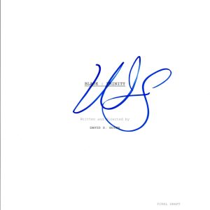 Wesley Snipes Signed Autographed BLADE TRINITY Movie Script COA VD