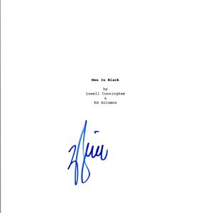 Will Smith Signed Autographed MEN IN BLACK Movie Script COA VD