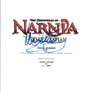 William Moseley Signed Autographed THE CHRONICLES OF NARNIA Movie Script COA VD