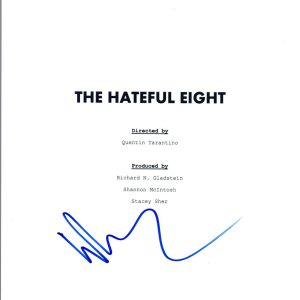 Walton Goggins Signed Autograph THE HATEFUL EIGHT Full Movie Script COA VD