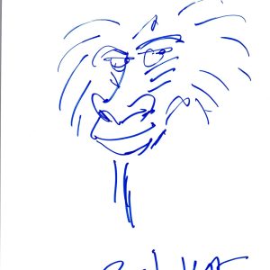 Rob Minkoff Signed Autographed Hand Drawn Sketch The Lion King Director COA VD