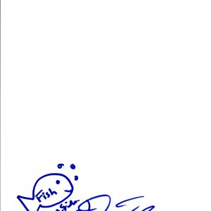 David Odom & Brian Fisher Signed Autographed Drawn Sketch The Warp Zone COA VD