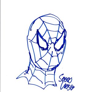 Steve Lieber Signed Autograph Drawn Sketch Comic Illustrator Spider-Man COA VD