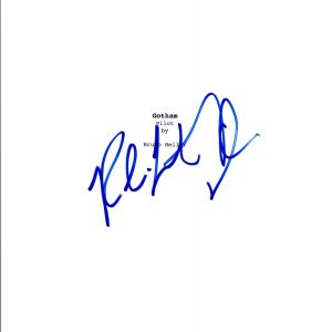 Robin Lord Taylor Signed Autographed GOTHAM Pilot Episode Script COA VD
