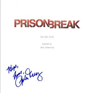 Robin Tunney Signed Autographed PRISON BREAK Pilot Episode Script COA VD