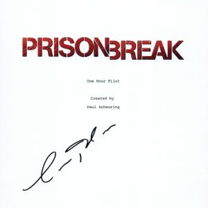 Amaury Nolasco Signed Autographed PRISON BREAK Pilot Episode Script COA VD