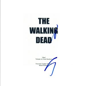 Scott Wilson Signed Autographed THE WALKING DEAD Pilot Episode Script COA VD