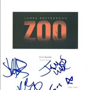 ZOO Cast Signed Autographed Pilot Episode Script By 4 Billy Burke Wolk +2 COA VD