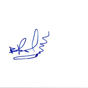 B-REAL Signed Autographed BLUNT Sketch Drawing Cypress Hill COA