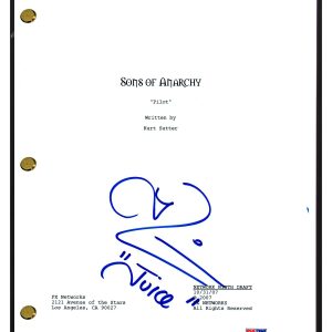 Theo Rossi Signed Autographed SONS OF ANARCHY Pilot Episode Script PSA/DNA COA