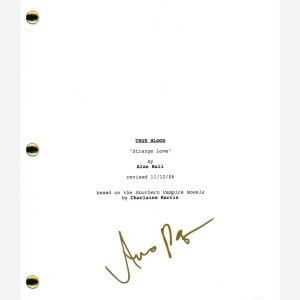 Anna Paquin Signed Autographed TRUE BLOOD Pilot Episode Script ACOA COA