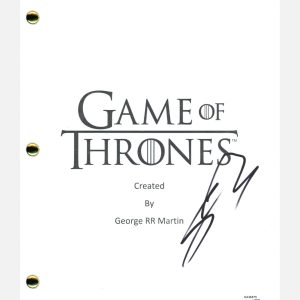 Sean Bean Signed Autographed Game of Thrones Pilot Script Ned Stark ACOA COA