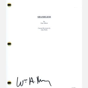 William H Macy Signed Autographed Shameless Pilot Episode Script ACOA COA