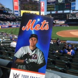 TODD FRAZIER BOBBLEHEAD BOBBLE HEAD NEW YORK METS WWE WRESTLING WRESTLEMANIA