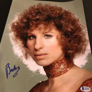 BARBRA STREISAND SIGNED AUTOGRAPH 11x14 PHOTO FUNNY GIRL WAY WE WERE BECKETT BAS
