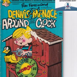 RON FERDINAND signed (DENNIS THE MENACE) 1972 Comic book BECKETT BAS AA24507