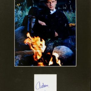 Aidan Quinn Authentic Signed Matted Cut Display Autographed PSA/DNA #J00155