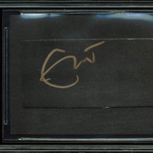 Eric Clapton Authentic Signed 1.4x2.85 Cut Signature BAS Slabbed