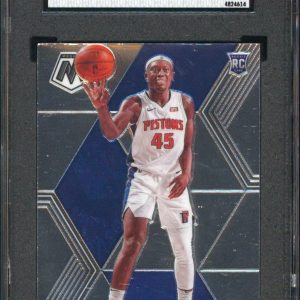 Pistons Sekou Doumbouya 2019 Panini Mosaic #243 Rookie Card Graded Mint 9.5! SGC