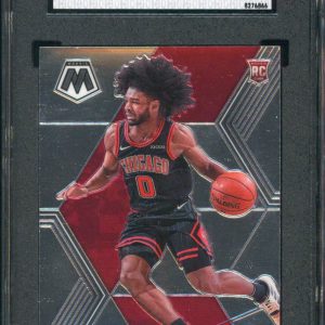 Bulls Coby White 2019 Panini Mosaic #211 Rookie Card Graded Mint 9! SGC