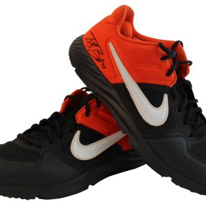 Giants Tyler Beede Authentic Signed 2018 Game Used Nike Turf Shoes BAS #V27063