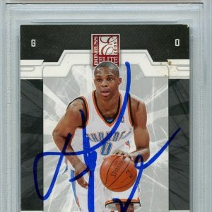 Russell Westbrook signed Donruss Elite 2009 AUTO card PSA/DNA