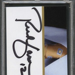 Rich Gannon Signed Cut PSA/DNA Slabbed Autographed Oakland Raiders